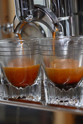 Espresso shots - beyond perfect with the ECM Cellini Rocket Pro
